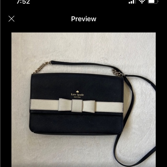 kate spade Bags Kate Spade Veronique Black Leather Crossbody Poshmark